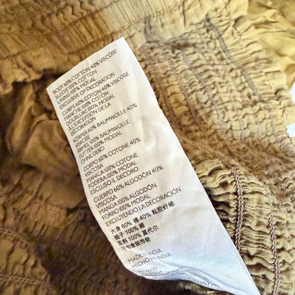 Anthropologie Olive Lace-Inset Balloon Sleeve Blouse - Picture 7 of 10